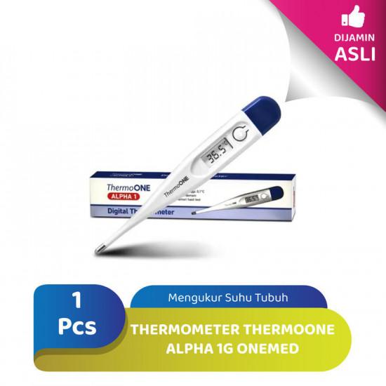 Thermometer ThermoOne Alpha 1G OneMed untuk Mengukur Suhu Tubuh(1 Pcs)